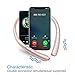 Wireless Headphones, Bluetooth Retractable Earbuds Neckband Headset Sports Sweatproof Earphones with Mic for iPhone X 8 7 6 Android Smartphone (12 Hours Play Time, Rose)