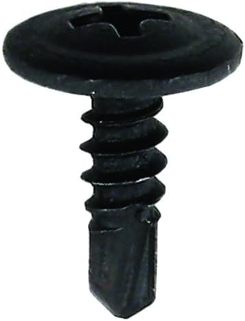 AMERICAN TERMINAL AT-8220-500 Black Oxide, Self-Tapping Phillips Wafer Head Tek (#8 x 1/2")-ATSAT8220