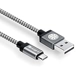 USB Cable, iOrange-E 10ft (3 M) Micro USB Reversible Cable, Quick Charge and High Speed Data Sync for Android, Samsung Galaxy, HTC, Motorola, Nokia and More, Grey