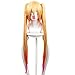 Cfalaicos 34'' Kobayashi-san Chi no Maid Dragon Tooru Cosplay Wig with 2 Clips on Ponytails