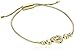 Michael Kors Womens Love Is In The Air Heart and Crystal Slider Bracelet