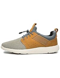 LANGBAO Men's Walking Shoes Slip-On Casual Sneakers Fashion Lightweight Breathable Office Gym Shoes