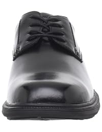 Nunn Bush Men's Baker Street Plain Toe Oxford Lace Up with Kore Slip Resistant Comfort Technology
