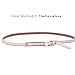 MoYoTo® Womens Adjustable Stylish Gold Metal Buckle Leather Waist Belts For Dresses (Gold)