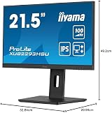 iiyama -B6 21.5" IPS 1920x1080 100Hz HDMI DisplayPort HAS Monitor view 14
