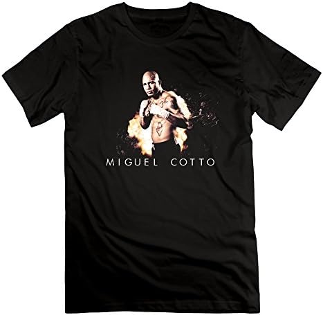 Men's Awesome Fire Miguel Cotto Poster Fashion T Shirts