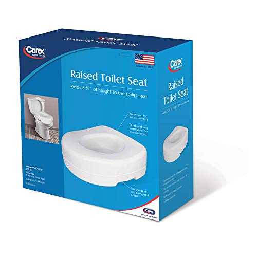 4 Carex+Toilet+Seat+Riser+Slip+Resistant