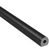 Trim-Lok D-Shaped Rubber Seal (Thick Wall)  - .50" Height, .50" Width, 25' Length - EPDM Foam Seal with HT (General Acrylic) Pressure Sensitive Adhesive System, Door/Window Weather Seal for Cars, Trucks, RVs, Boats