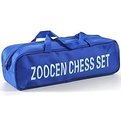 ZOOCEN Chess Set - Plastic Chess Pieces and Green