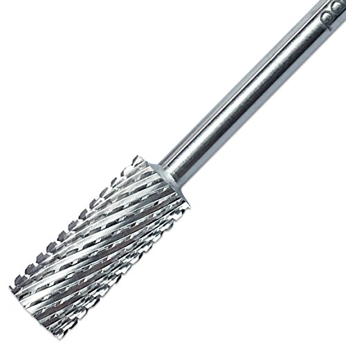 Pana 3/32" Safety Nail Carbide Bit - Silver Small Barrel Head (Grit: Coarse - C) for Electric Dremel Drill Machine