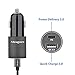 Meagoes Rapid USB PD Car Charger, Compatible for Google Pixel 4 XL/4/3 XL/3/3a XL/3a/2 XL/2/XL, Moto Z3 Play/Z2, 18W Power Delivery and Quick Charge 3.0, Dual Ports Car Adapter with USB C to C Cable
