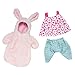 Manhattan Toy Wee Baby Stella Snuggle Bunny Sleeper and A Day at The Park Outfit Baby Doll Accessories