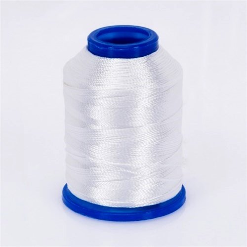 Perlin Altinbasak 20gx10 Spool Wool Thread Total 1800 Meters 100% Polyester Sewing Thread 0.75 mm No 50 Embroidery Thread 100g (Snow White)