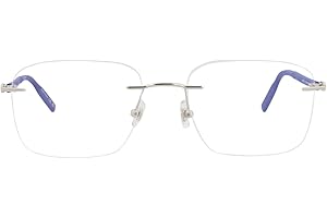 MONTBLANC Square-Frame Metal Optical Frames