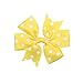 CÉLLOT 40Pcs 3 Inch Boutique Grosgrain Ribbon Pinwheel Hair Bows Alligator Clips For Girls Toddlers Hair Accessories Teens Gifts In Pairs (Polka Dot)