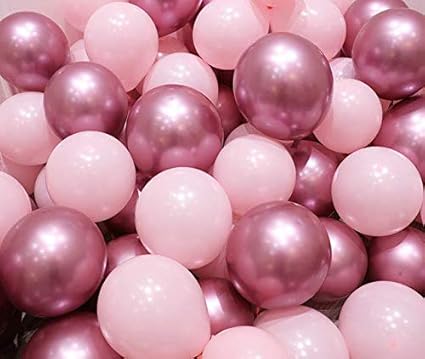 Amazon Com Globos De Oro Y Rosa 50 Globos De Color Rosa Claro Globos De Color Rosa Pastel Globos Metalicos Dorados Para Decoraciones De Fiestas Decoraciones De Navidad Cumpleanos Despedida De Soltera Rosa
