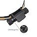 USB Rechargeable LED Headlamp, Whaitfire Cree XM-L2 2000 LM Waterproof Headlight Light (for Running, Camping, Hiking, Cycling, Caving), Compact, Adjustable Headband, 18650 Battery Included