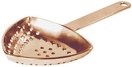 Uber bar tools Cocktail Shaker Juliep Strainer Plated, Copper by Uber Bar Tools