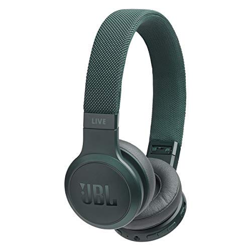 JBL Live 400BT Wireless On-Ear Headphones with Voice Control (Green)