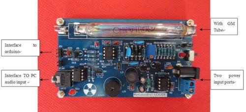 JIAN YA NA US Assembled DIY Geiger Counter Kit Nuclear Radiation Detector Arduino Tube - Thumbnail 3