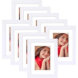 Vittanly 6x8 Picture Frame for Wall, Display 4x6