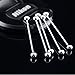 Shirt collar pins Men Silver Gold Plated Tone Steel Collar Tie Pin Stud Barbell Bar Clip Clasp 6CM Brooch