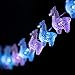 Impress Life 3D Alpacas Llama Fairy Indoor String Lights Decorations,10 Foot 30 LEDs Blue Pink Animal Lighting Decor, USB Plug-in and Battery Powered with Remote for Bedroom Wedding Party