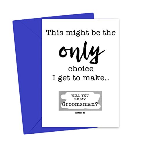 Funny Will You Be My Groomsman Card for