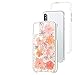 iPhone Xs Max Case, MAGGICWEI-DL - Karat Petals - Made Real Flowers - Slim Protective Design - Apple iPhone Xs Max (Pink Petals, iPhone Xs Max)