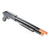 BBTac Airsoft Shotgun Pump Action BT-688B Spring Powered Pump Action, high BBS Capacity, Powerful FPS with 6mm 0.12g BBS