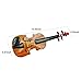 Yamix Wooden Toy Violin for Kids Mini Music Violin Wonderful Musical Instrument Toy for Kids with Bow - Dark Brown