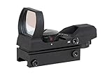 AIM Sports Dual Illumination 4 Different Reticles/Operator Edition Reflex Sights, Black