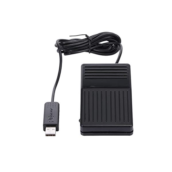 KKmoon-Reset-Foot-Switch-USB-Keyboard-Pedal-Nonslip-Plastic-Action-Pedal-for-Game-ControlCNC-IndustrialProgrammable-DIY-Compatible-with-WindowsLinuxMAC KKmoon Reset Foot Switch USB Keyboard Pedal Nonslip Plastic Action Pedal for Game Control,CNC Industrial,Programmable…