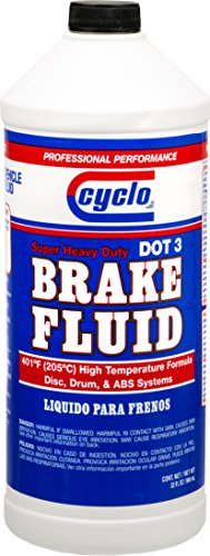 Niteo Cyclo Super Heavy Duty DOT 3 Brake Fluid, High Temperature Formula, 32 fl oz