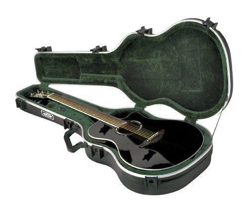 SKB Thin-line Acoustic-Electric/Classic Shaped Hardshell - TSA Latch, Over-Molded Handle
