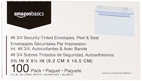 3 AmazonBasics+Security+Tinted+Envelope+Peel+100+Pack