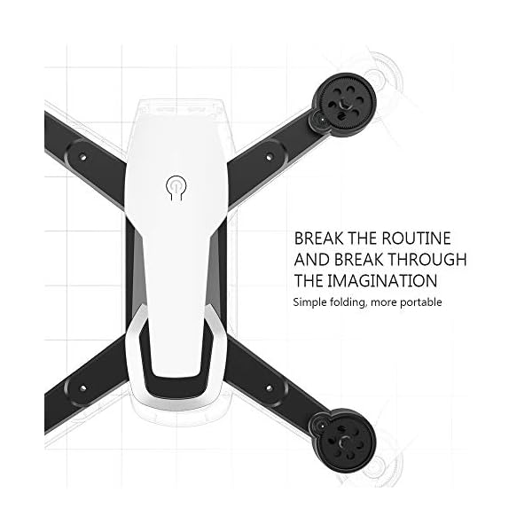 BeesClover 2.4G L107 4K Dual Wifi Kamera Drohne 120M RC Drohne G-PS Full Weitwinkel Kamera App Gestenaufnahme Smart… – Bild 4