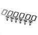 Titanium Ti Bolts Spacers for LOOK KEO Road Bike Clipless Pedals Cleatsthumb 1