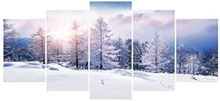 BOLANQ 5 Pcs HIgh Definition Printing PVC Painting Home Decoration Bedroom Wall Picture (D, Free Size)