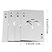 BeautyMood 8pcs Wine Bottle Opener, Stainless Steel Credit Card Size Casino Bottle Opener for Your Wallet, Beer Bottle Opener