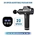 Deep Tissue Muscle Massage Gun, Percussion Massager Gun for Athlete, 30 Speed Option, Therapy and Relax, 6 Massage Head, Quiet, Handheld Rechargeable Drill Massager for Bulk Muscle, Arm, Neck, Back