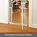 Toddleroo by North States 38.5” Wide Easy Close Baby Gate: Sturdy Safety gate with one Hand Operation, Pressure Mount, Fits 28-38.5” Wide, (29