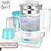 Baby Milk Formula Maker Kettle - 5 in 1 Multifunctional Bottle Warmer with Warm, Steam, Sterilize, Tea Maker and Preset Functions, Digital Touch Panel and Precise Temperature Control in Celsius, 110V