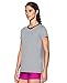 Under Armour Women's Tech Crew - Stripe, Black/White, Large