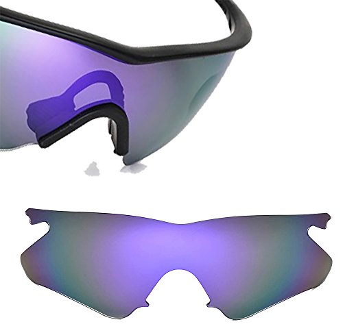 New SEEK OPTICS Replacement Lenses Oakley M FRAME HEATER - Polarized Purple Mirror