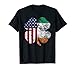 Irish American Flag Ireland Flag ST PATRICKS DAY Gift Lucky T-Shirt