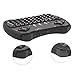 LiiR a32 Mini Portable Handheld 2.4GHz Wireless Keyboard with LED Backlit and Touchpad 72 Keys QWERTY Multimedia Keyboard for Smart TV Box, Media Player