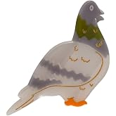 Funny Pigeon Hair Clips,Novelty Acetate Hair Clip,Bird Claw Clips for Women,Grey