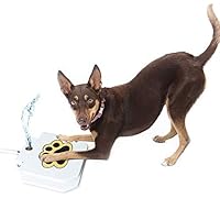 MATOP Dog Water Fountain Pet Waterer - Upgraded Outdoor Step-On Dog Water Dispenser Automatic Dog Waterer with 40" Hose for Dog Drinking Clean Fresh Cold Water Dog Fountain Outdoor Water Fountain Toy
