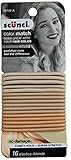 scunci Color Match Blonde Elastics No Damage, Comfy Hold 16 ea